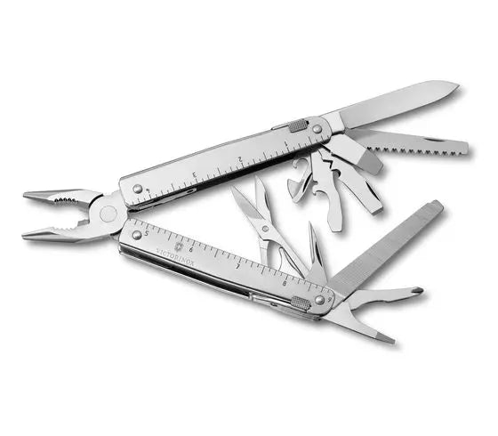Victorinox Swiss Tool x with Leather Case, Knives,    - Outdoor Kuwait