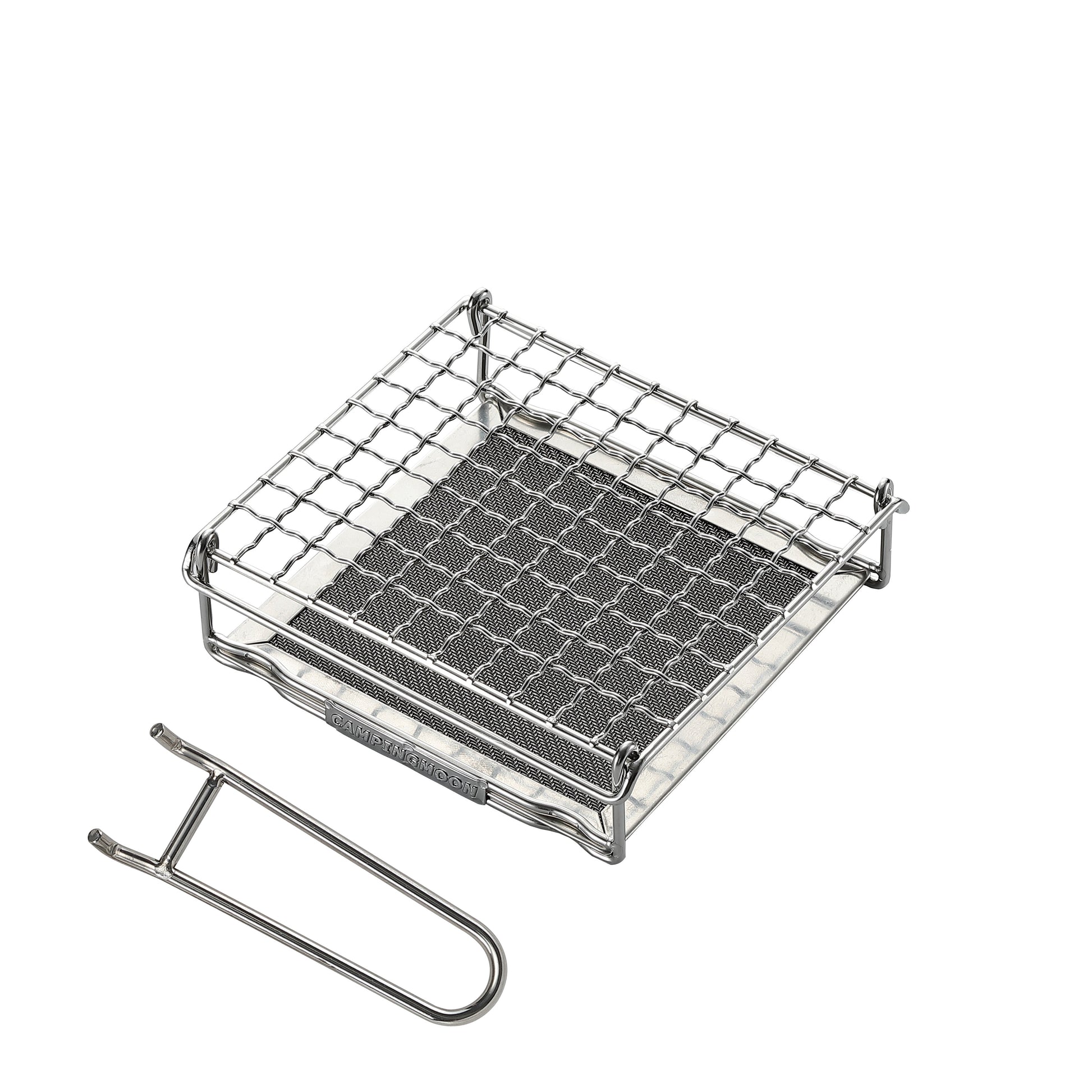 Campingmoon US-1312 Stainless Steel Camping Bread Toaster, , - Outdoor Kuwait