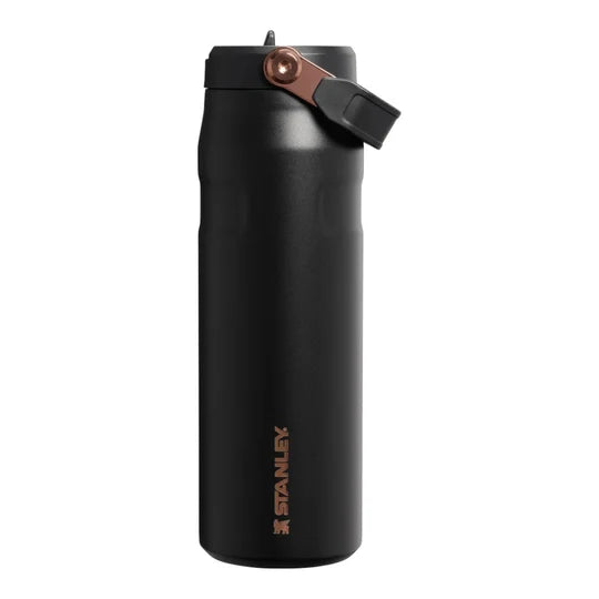Messi x Stanley 1913 IceFlow™ Bottle Flip Straw 2.0 | 0.7L, Water Bottles, GOAT Black - Outdoor Kuwait