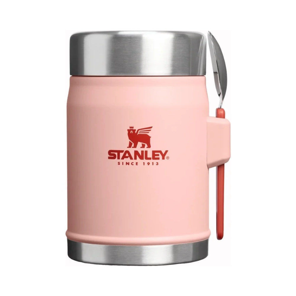 STANLEY CLASSIC LEGENDARY FOOD JAR + SPORK | 0.4L, Food Storage, Peach Rose - Outdoor Kuwait