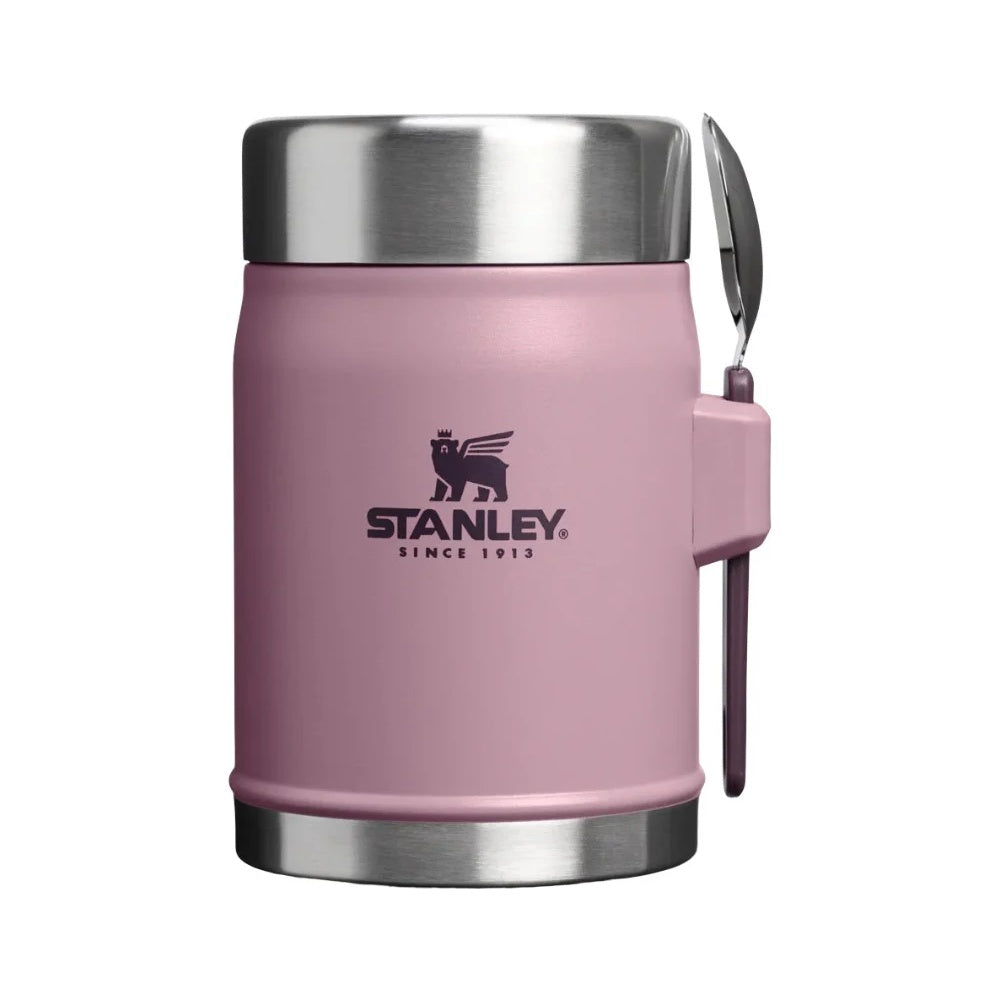 STANLEY CLASSIC LEGENDARY FOOD JAR + SPORK | 0.4L, Food Storage, Purple Smoke - Outdoor Kuwait