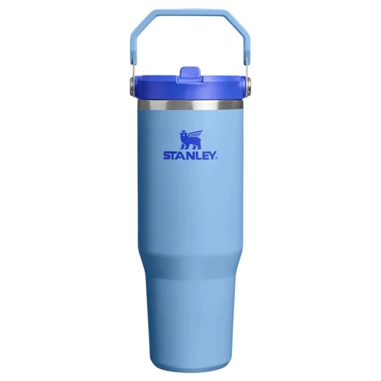 STANLEY CLASSIC ICEFLOW FLIP STRAW TUMBLER, Water Bottles, 30oz Blue Sky - Outdoor Kuwait