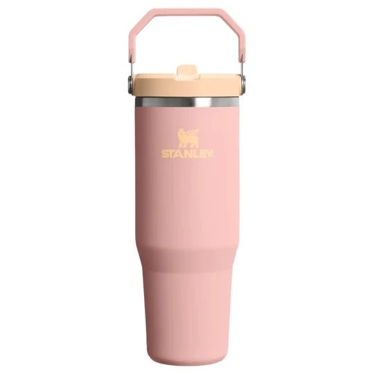 STANLEY CLASSIC ICEFLOW FLIP STRAW TUMBLER, Water Bottles, 30oz Peach Rose - Outdoor Kuwait