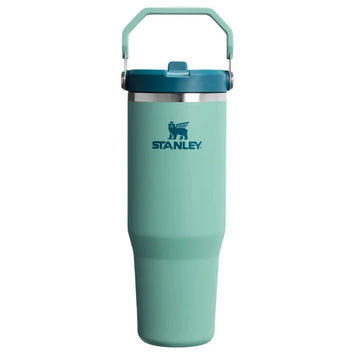 STANLEY CLASSIC ICEFLOW FLIP STRAW TUMBLER, Water Bottles, 30oz Spring Green - Outdoor Kuwait