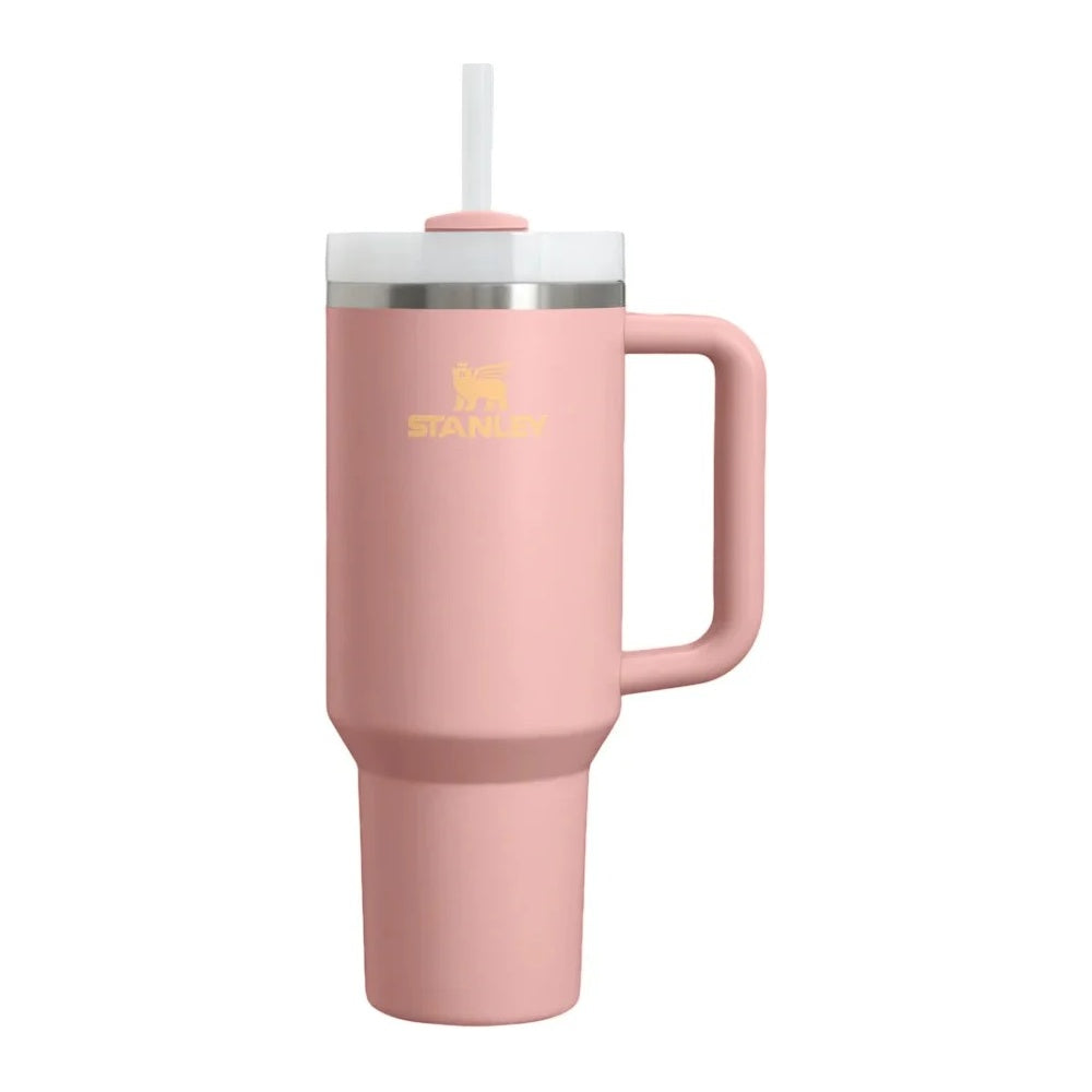 STANLEY QUENCHER H2.0 FLOWSTATE TUMBLER 40oz Peach Rose - Outdoor Kuwait