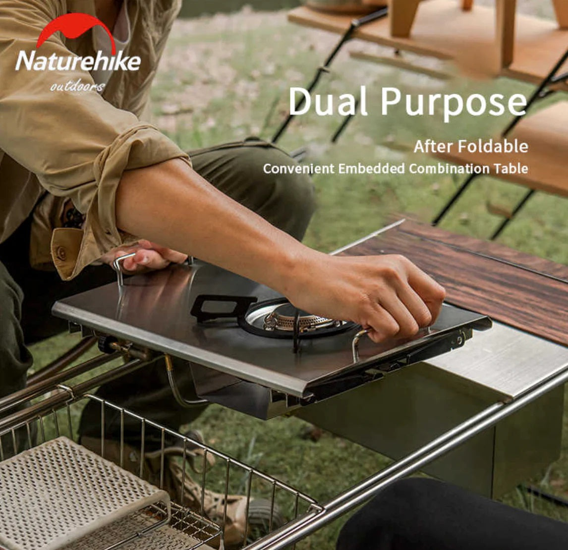 Naturehike Camping Desktop Folding Gas Stove, Gas Stove,    - Outdoor Kuwait