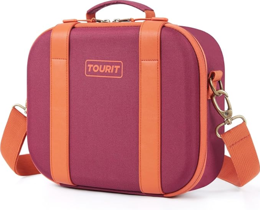 Tourit Lunch Box Hard Shell, Lunch Box, Red - Outdoor Kuwait