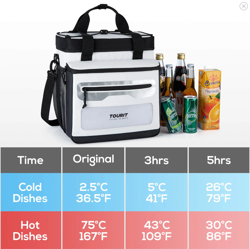 Tourit Collapsible Cooler Bag, Coolers,    - Outdoor Kuwait