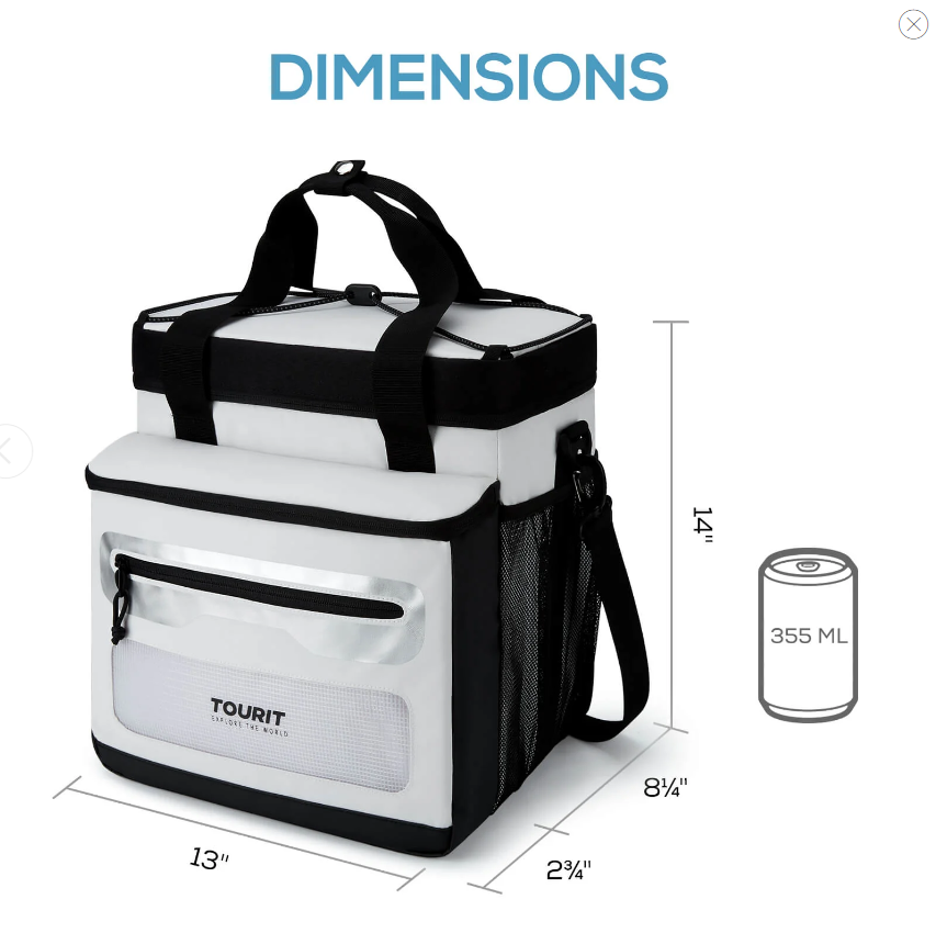 Tourit Collapsible Cooler Bag, Coolers,    - Outdoor Kuwait