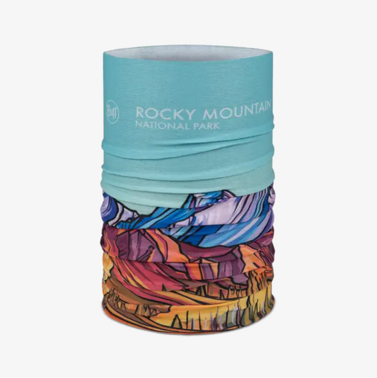 Buff Coolnet UV+ Rocky Mountain AW25, Neck Wear, - Outdoor Kuwait