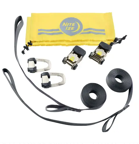 Nite Ize CamJam HookLock Ratchet Strap System Small 2 Pack, Camping Essential, - Outdoor Kuwait