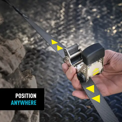 Nite Ize CamJam HookLock Ratchet Strap System Small 2 Pack, Camping Essential, - Outdoor Kuwait