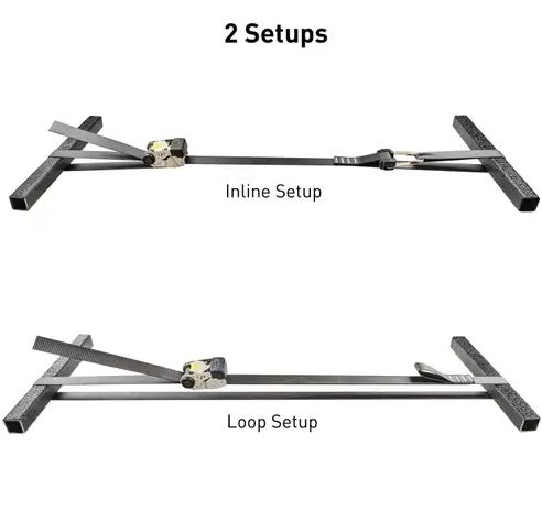 Nite Ize CamJam HookLock Ratchet Strap System Small 2 Pack, Ratchet Strap, - Outdoor Kuwait