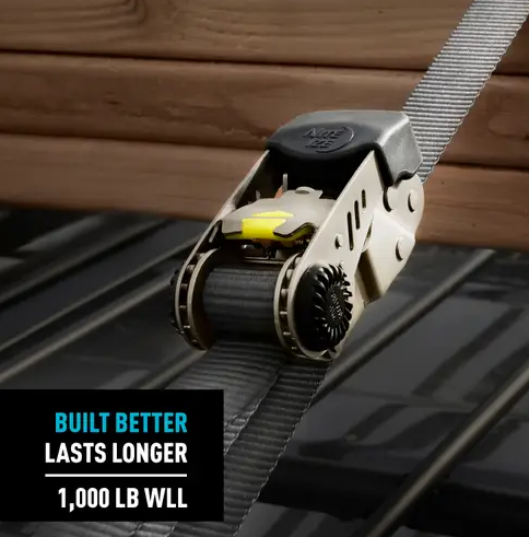 Nite Ize CamJam Ratchet Strap System Large 2 Pack, Camping Essential, - Outdoor Kuwait