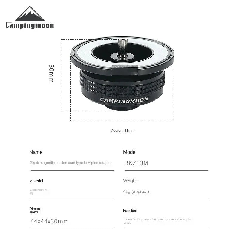 Magnetic Gas Can Adapter for Screw to Thread Port Conversion Black, , - Outdoor Kuwait