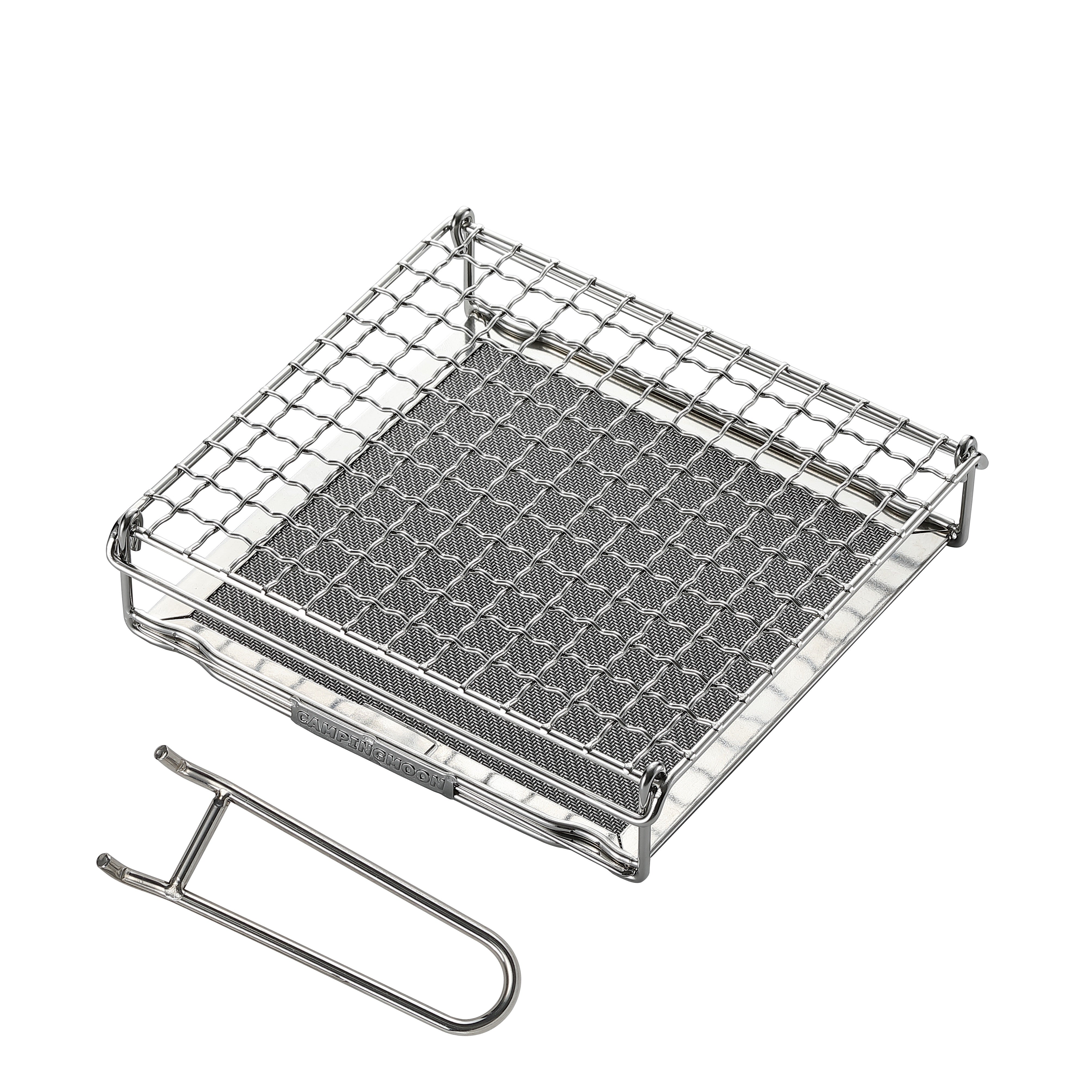 Campingmoon US-1615 Stainless Steel Camping Toaster, , - Outdoor Kuwait