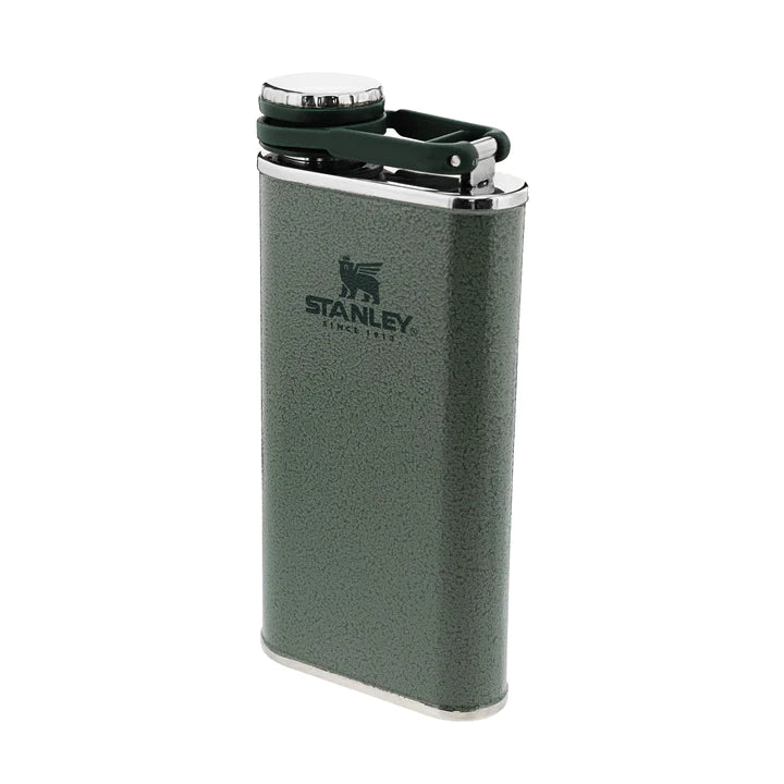 STANLEY CLASSIC EASY FILL WIDE MOUTH FLASK | 0.23L, Flask, Hammertone Green - Outdoor Kuwait