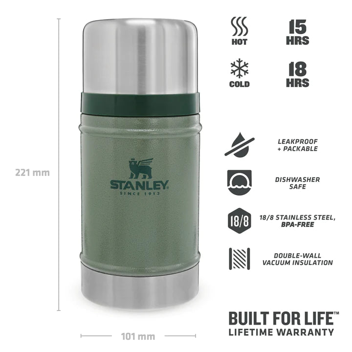 STANLEY CLASSIC LEGENDARY FOOD JAR | 0.70L, Food Storage, - Outdoor Kuwait