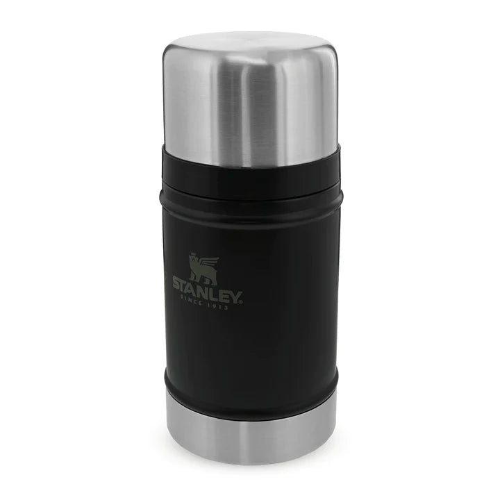 STANLEY CLASSIC LEGENDARY FOOD JAR | 0.70L, Food Storage, Matte Black Pebble - Outdoor Kuwait