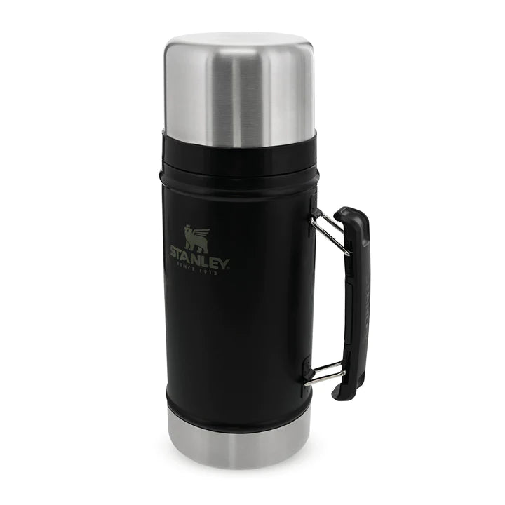 STANLEY CLASSIC LEGENDARY FOOD JAR, Food Storage, 0.94L Matte Black Pebble - Outdoor Kuwait