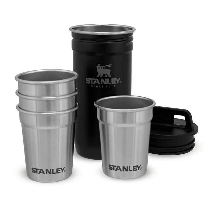 STANLEY ADVENTURE NESTING SHOT GLASS SET, Shot Glasses, Matte Black - Outdoor Kuwait