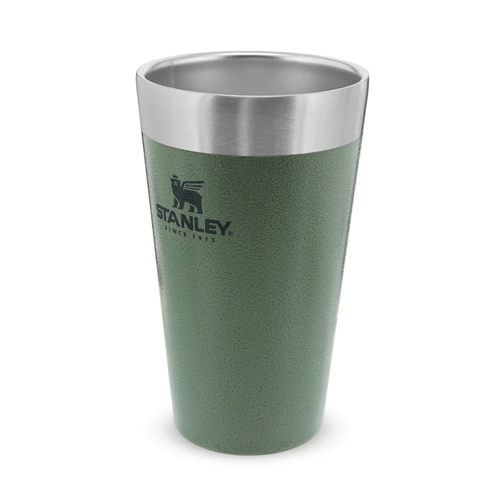 STANLEY ADVENTURE STACKING BEER PINT | 0.47L, Beer Pint, Hammertone Green - Outdoor Kuwait