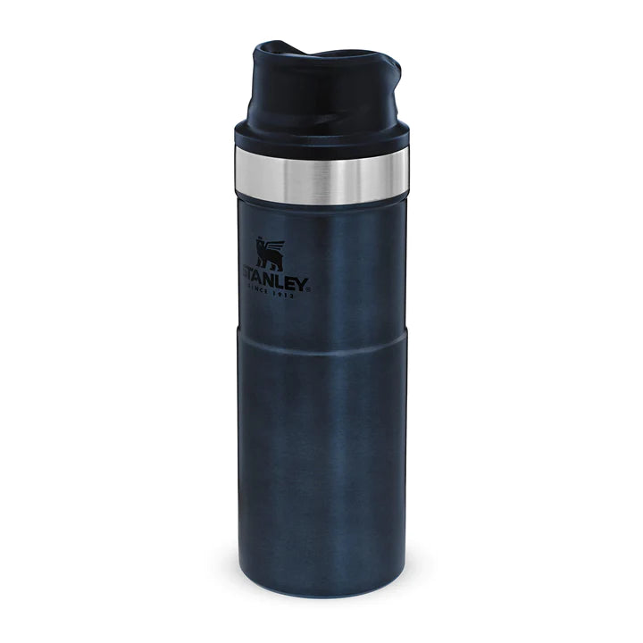 STANLEY CLASSIC TRIGGER-ACTION TRAVEL MUG | 0.47L, Mugs, Nightfall Blue   - Outdoor Kuwait