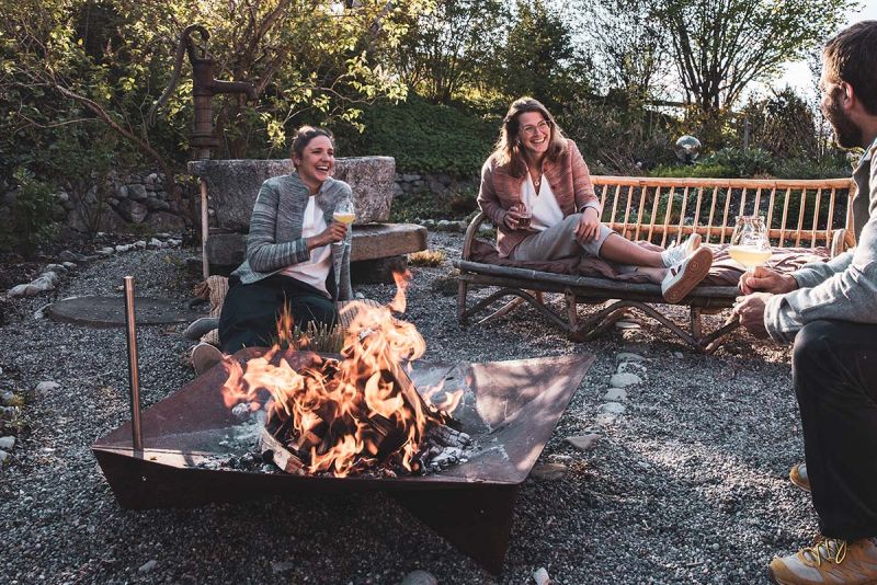 Hofats Triple 120 Fire Bowl, Firepit, - Outdoor Kuwait