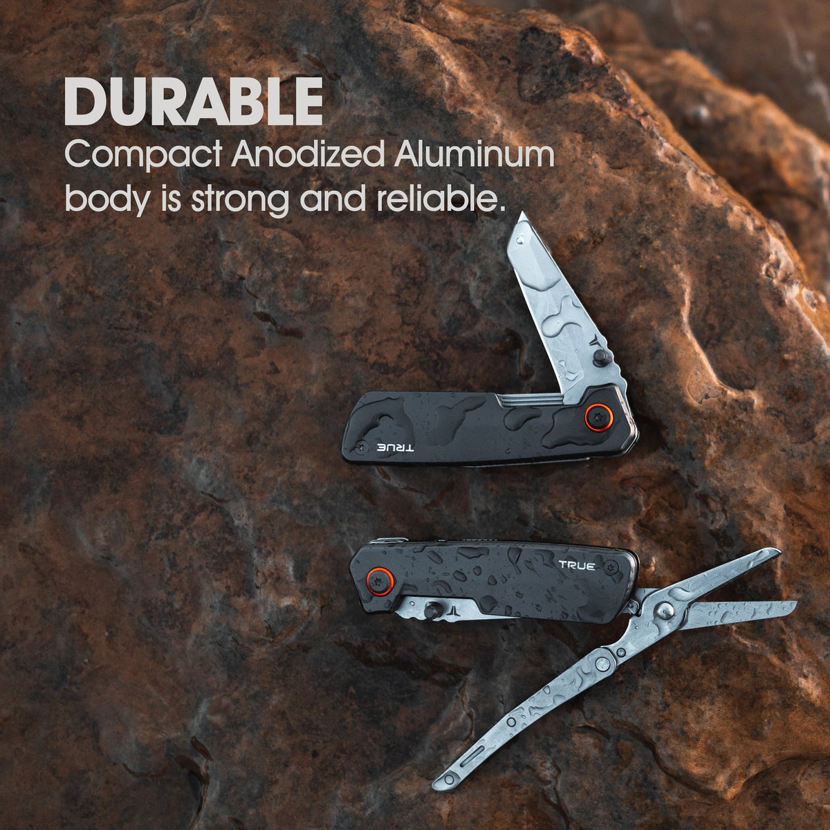 True Utility Dual Cutter 2-in-1 Knife and Scissors Multi-Tool, Knives, - Outdoor Kuwait