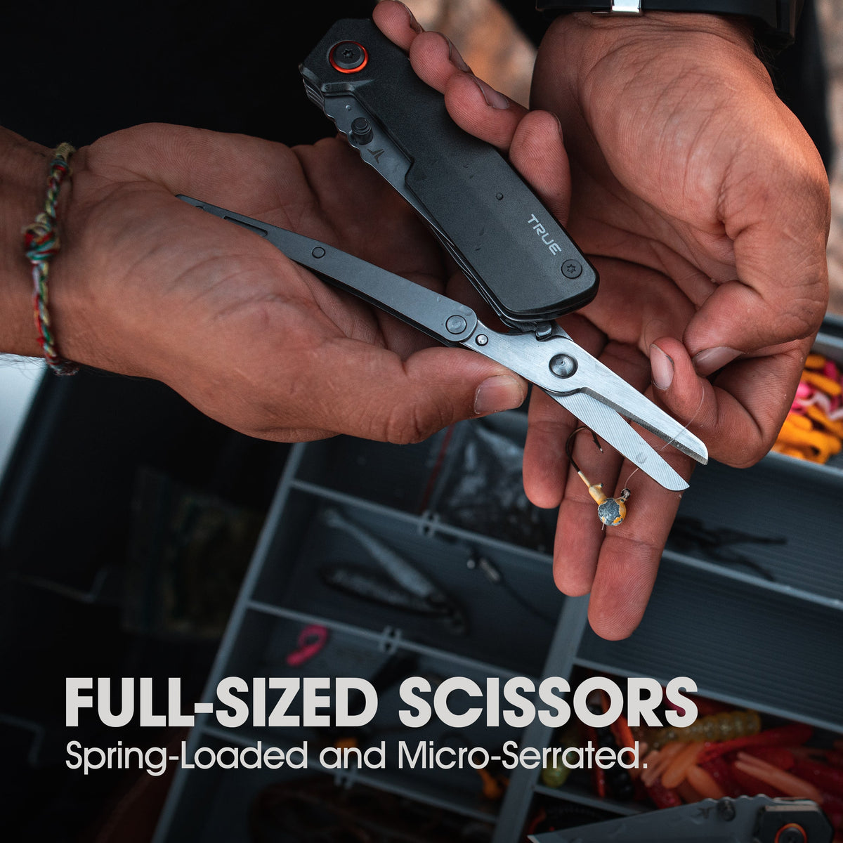True Utility Dual Cutter 2-in-1 Knife and Scissors Multi-Tool, Knives, - Outdoor Kuwait