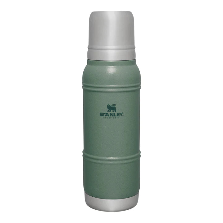 STANLEY THE ARTISAN THERMAL BOTTLE, Water Bottles, 1.0L Hammertone Green - Outdoor Kuwait