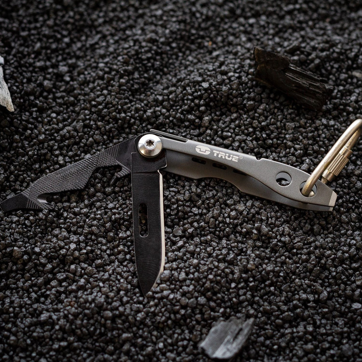 True Utility Tweezer Tool Micro Keyring Toolkit, Key Chain, - Outdoor Kuwait