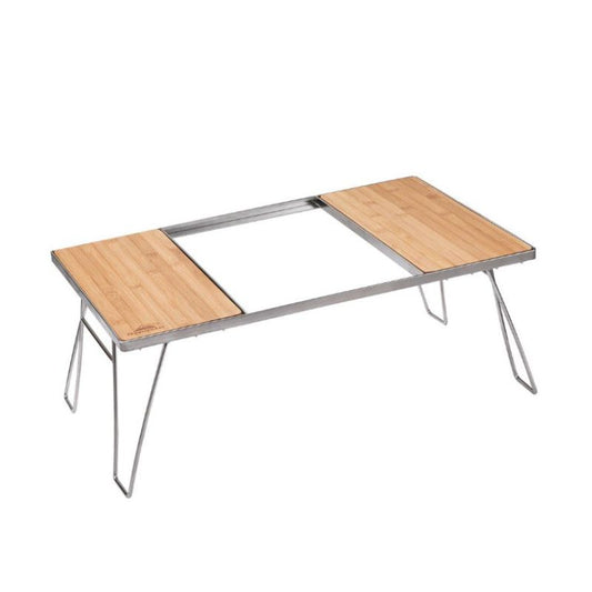 Campingmoon Foldable Table with Removable Center Compartment, Camp Furniture,    - Outdoor Kuwait