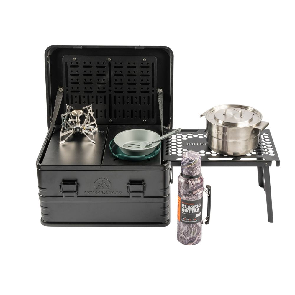 Outdoor Portable Aluminum Storage Container & Accessories - Black, Storage Box, - Outdoor Kuwait
