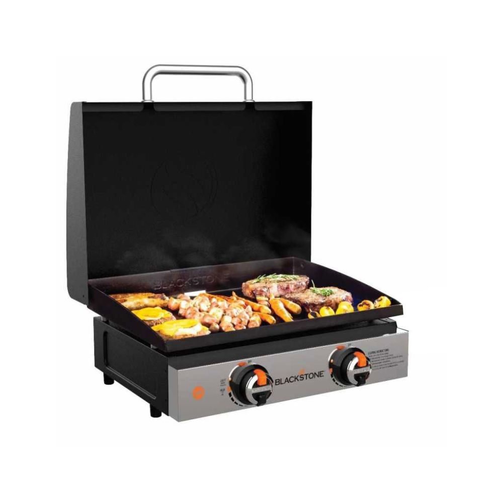 Black Stone 22" GRIDDLE W/HOOD, Griddle, - Outdoor Kuwait
