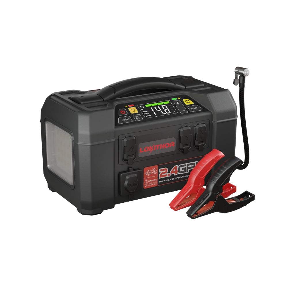 Lokithor AW401 5-in-1 Jump Starter and Air Compressor, , - Outdoor Kuwait