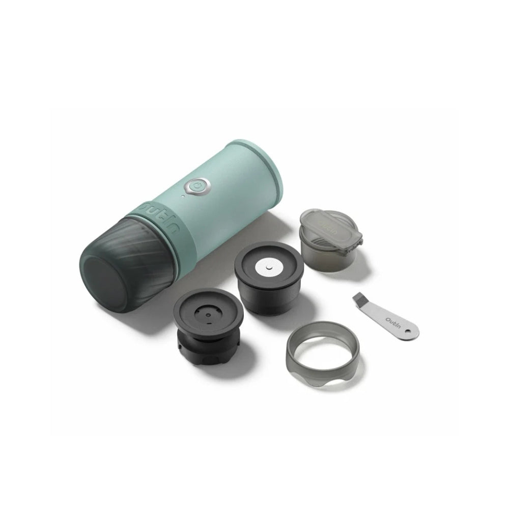 OutIn Mino Portable Electric Espresso Machine - Canyon Green, Espresso Machine, - Outdoor Kuwait
