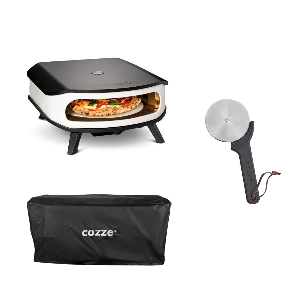 Cozze 17” Rotating Pizza Oven Bundle – Complete Set for Perfect Pizzas, Pizza Oven, - Outdoor Kuwait