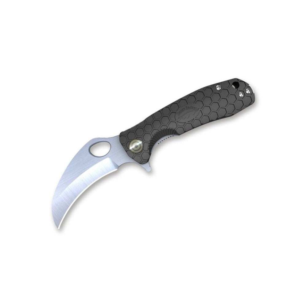 Honey Badger Claw D2 Medium Black Plain LR, Knives, - Outdoor Kuwait