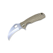 Honey Badger Claw D2 Medium Tan Plain LR, Knives, - Outdoor Kuwait