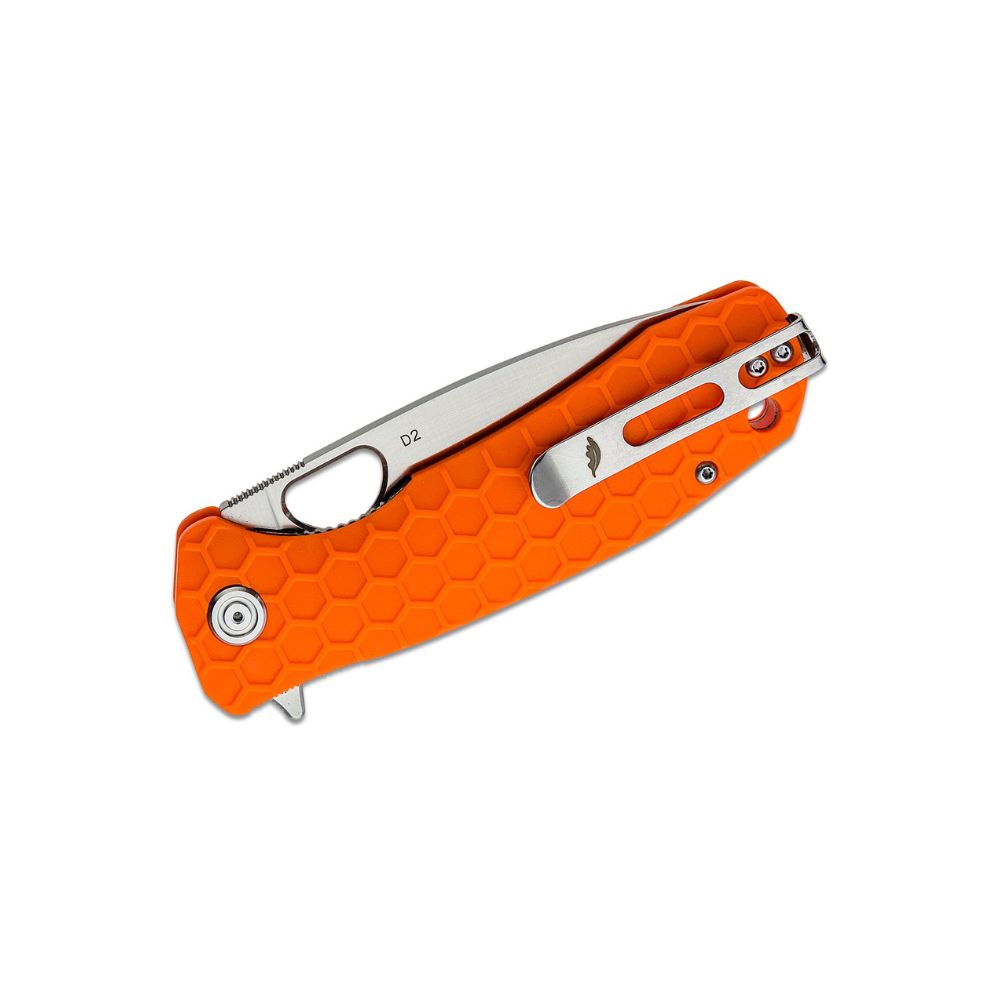 Honey Badger Flipper D2 Large Orange LR, Knives, - Outdoor Kuwait