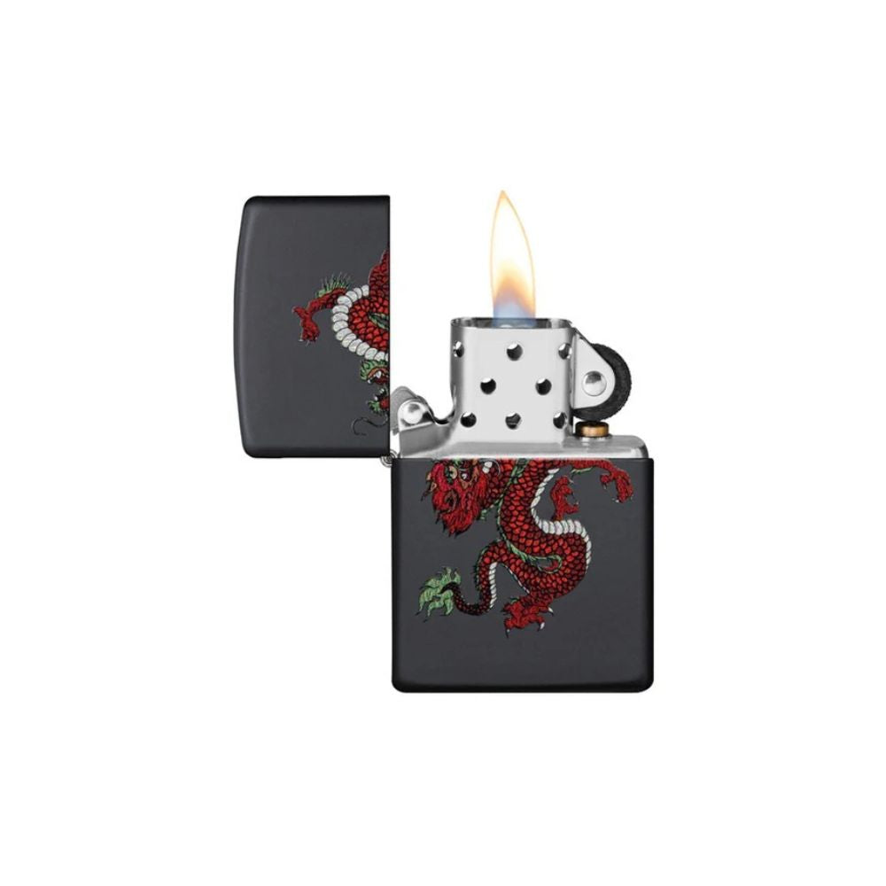 Zippo Red Dragon Design Lighter -ZP218 CI412376, Lighter, - Outdoor Kuwait