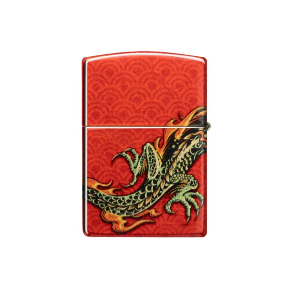 48513 Zippo Dragon Design, Lighter, - Outdoor Kuwait