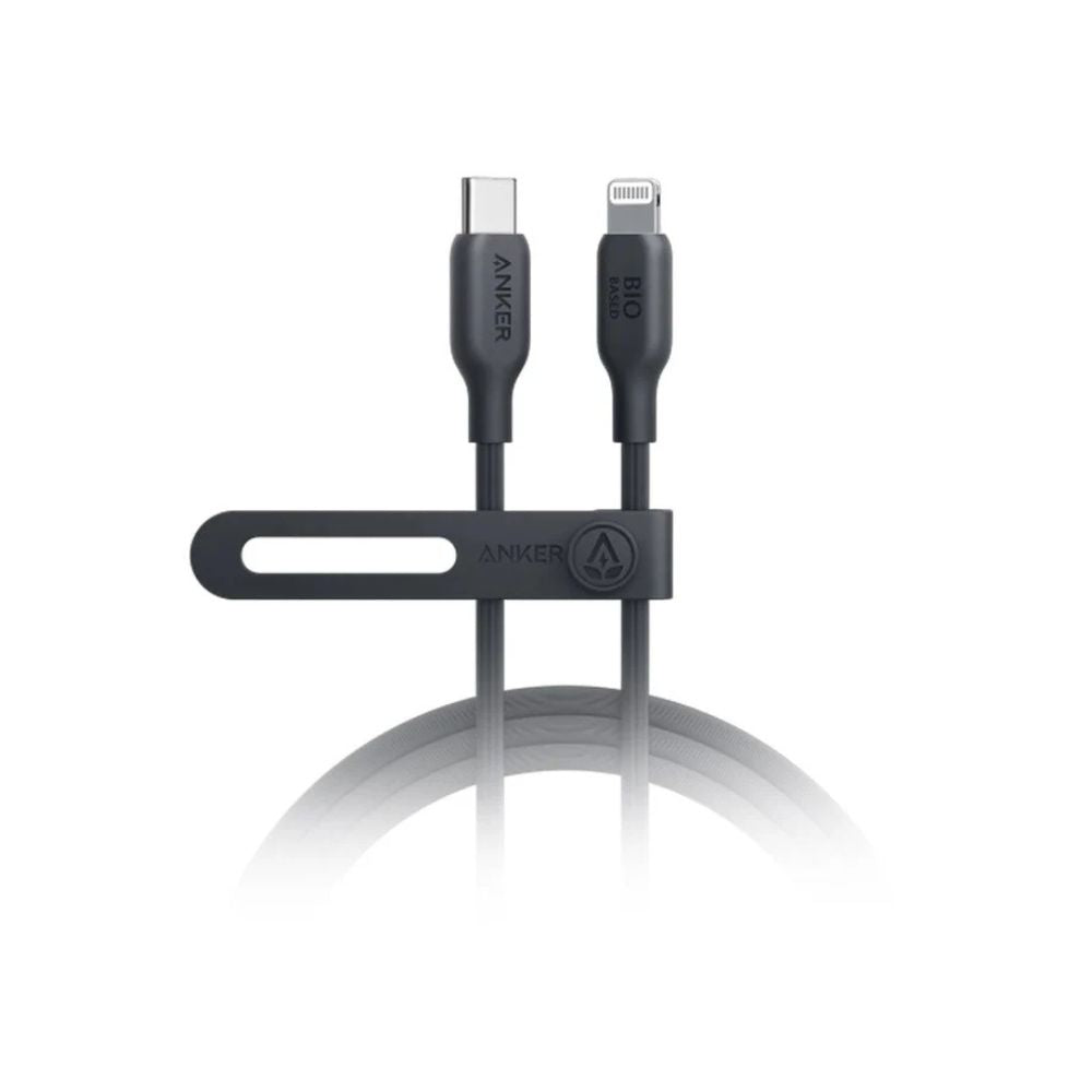 Anker 542 USB-C to Lightning Cable Bio-Based 1.8m/6ft - Black, Cable, - Outdoor Kuwait