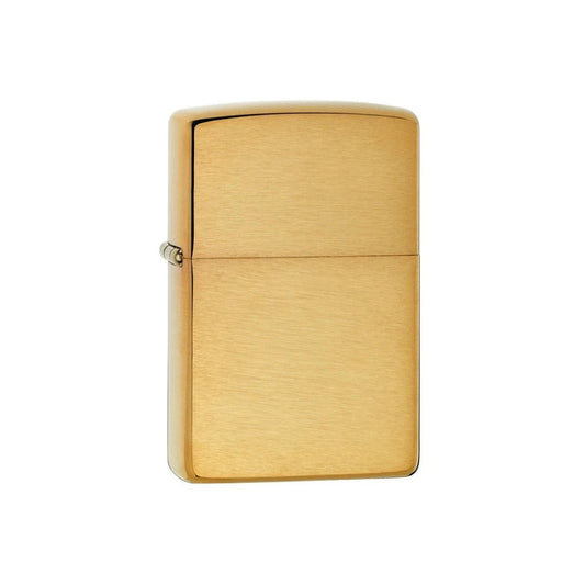 Zippo Lighter 204B Brushed Brass Lighter, Lighters & Matches, - Outdoor Kuwait