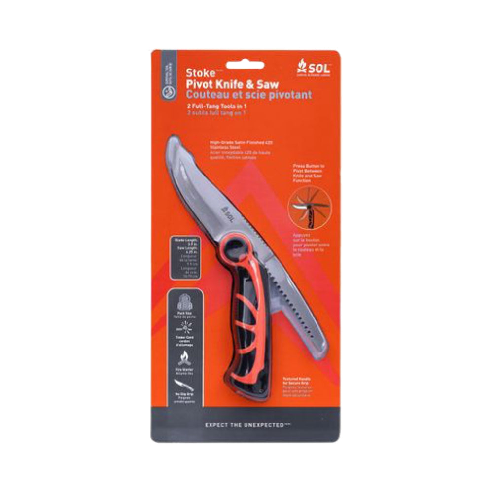S.O.L Stoke Pivot Knife & Saw, , - Outdoor Kuwait