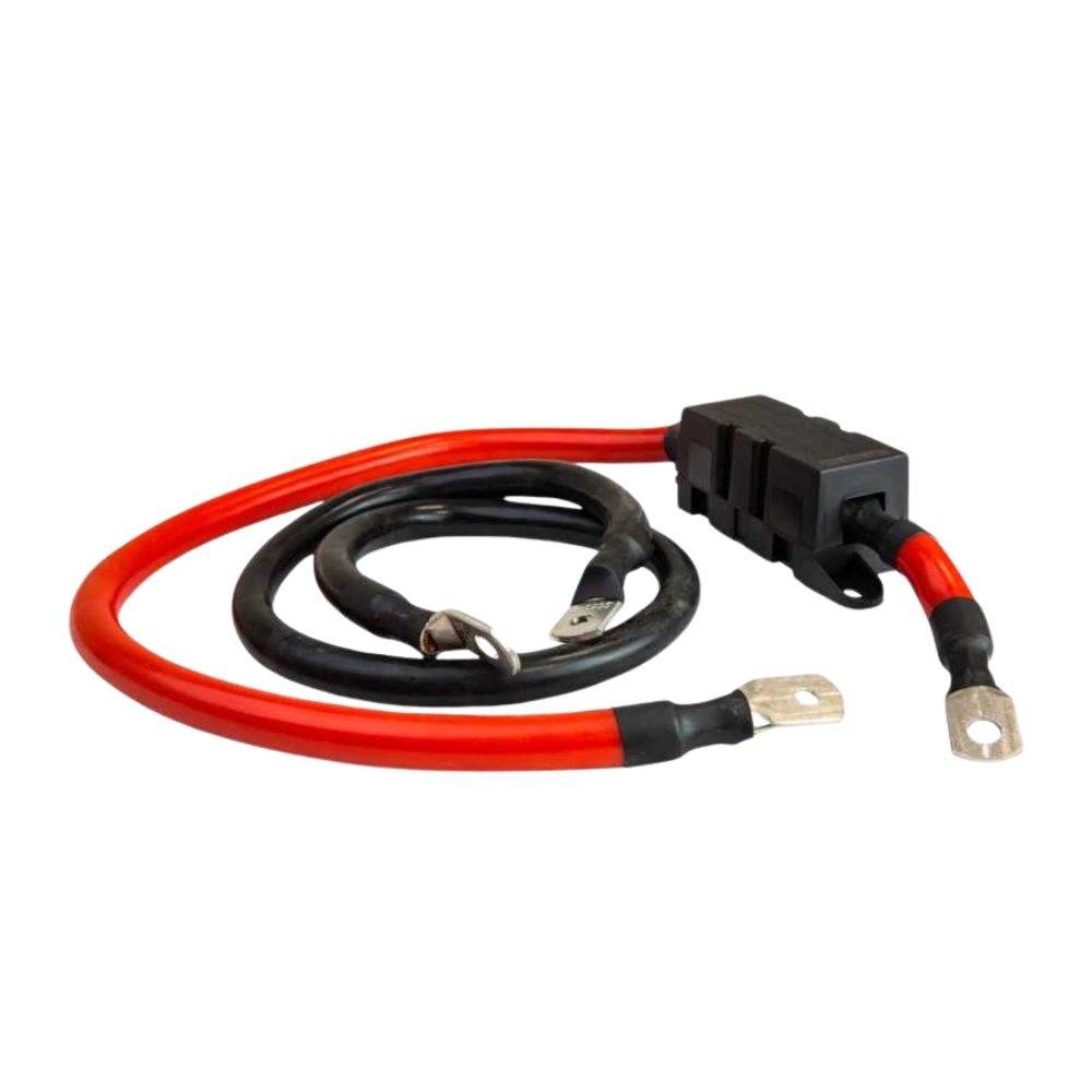 Hardkorr 0AWG Inverter Cable With 250A Fuse (For Use With 2000W Inverter), Battery Accessories,    - Outdoor Kuwait