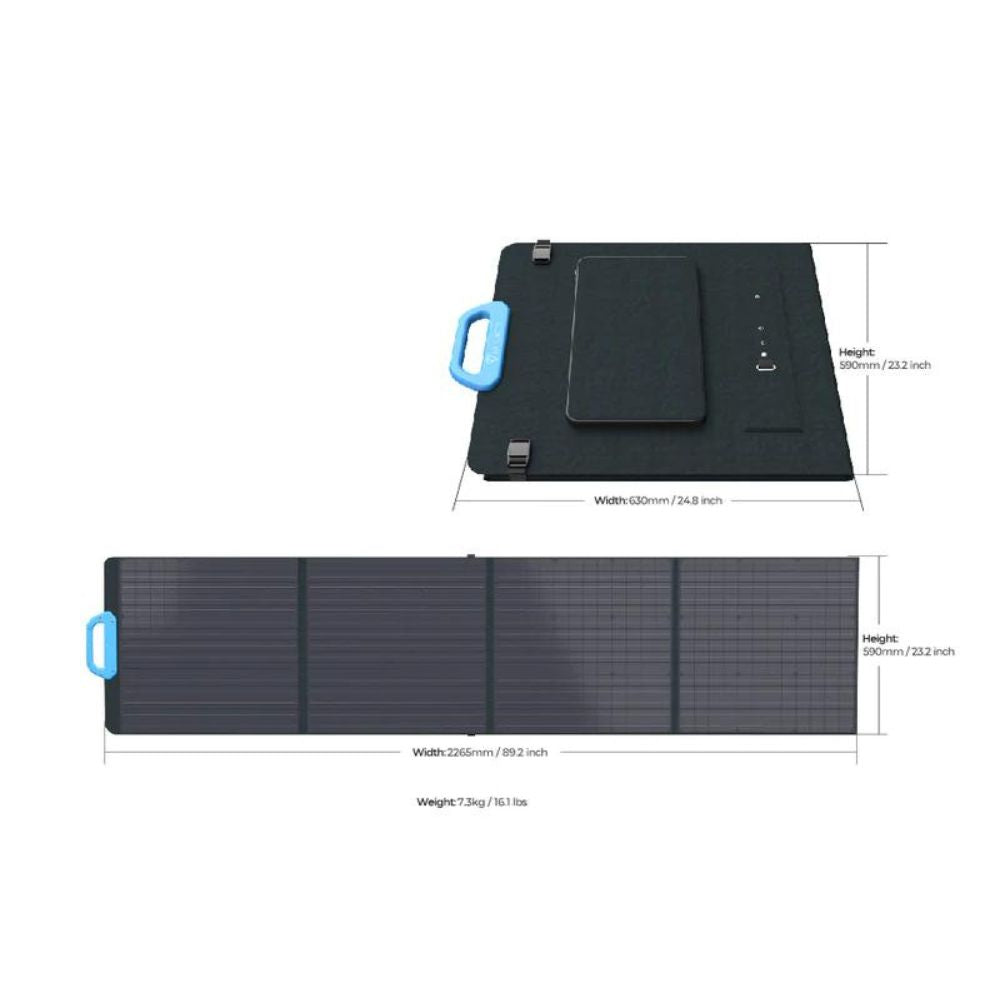 BLUETTI PV200 Solar Panel | 200W, Solar Panel, - Outdoor Kuwait