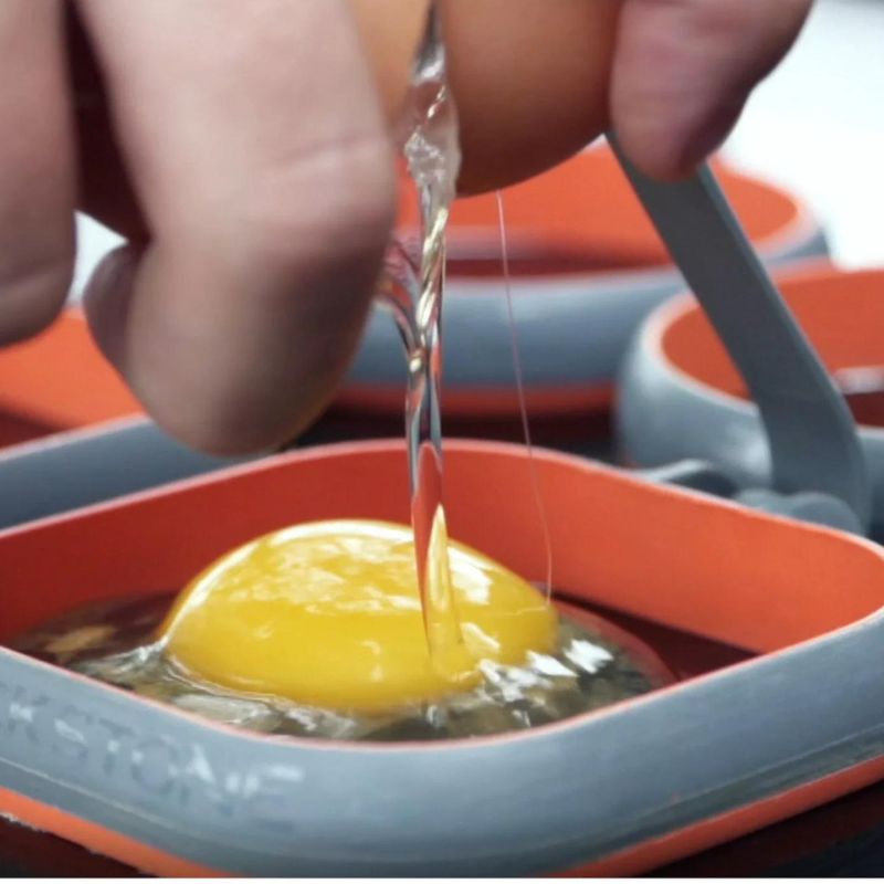 Blackstone 4" Egg Rings Bundle, 8 Pack - 4 Square, 4 Circle, Griddle Accessories, - Outdoor Kuwait