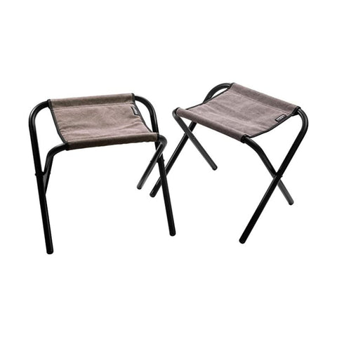 Campingmoon Barbecue stool (two Gray + bag )